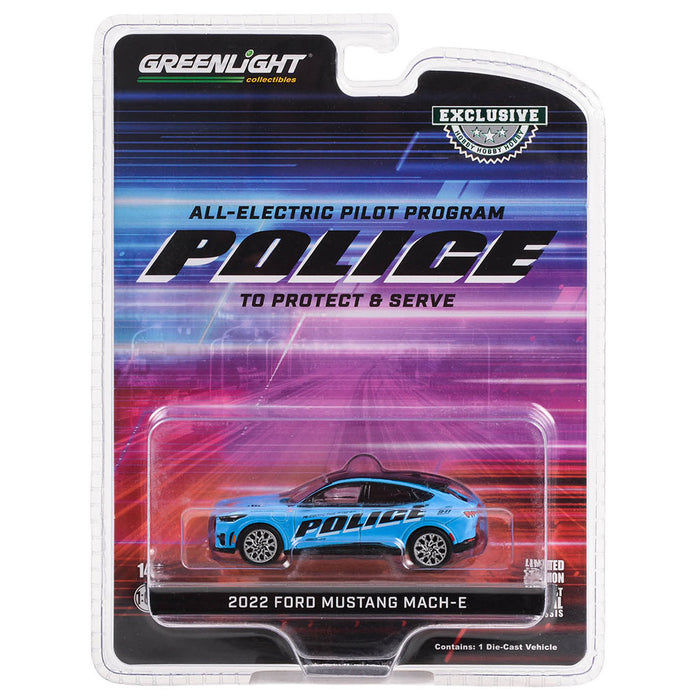 1/64 2022 Ford Mustang Mach-E Police GT Performance Edition, Hobby Exclusive