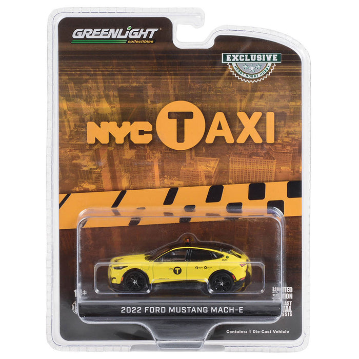 1/64 2022 Ford Mustang Mach-E California Route 1, NYC Taxi, Hobby Exclusive