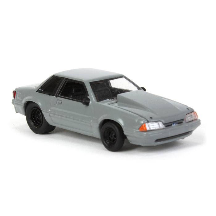1/64 1993 Ford Mustang Gray Drag Car, LP Diecast Exclusive