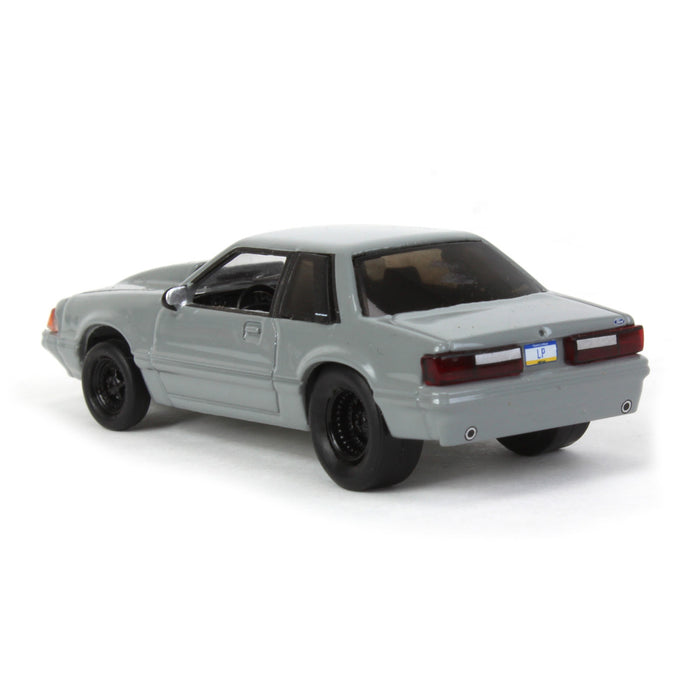 1/64 1993 Ford Mustang Gray Drag Car, LP Diecast Exclusive