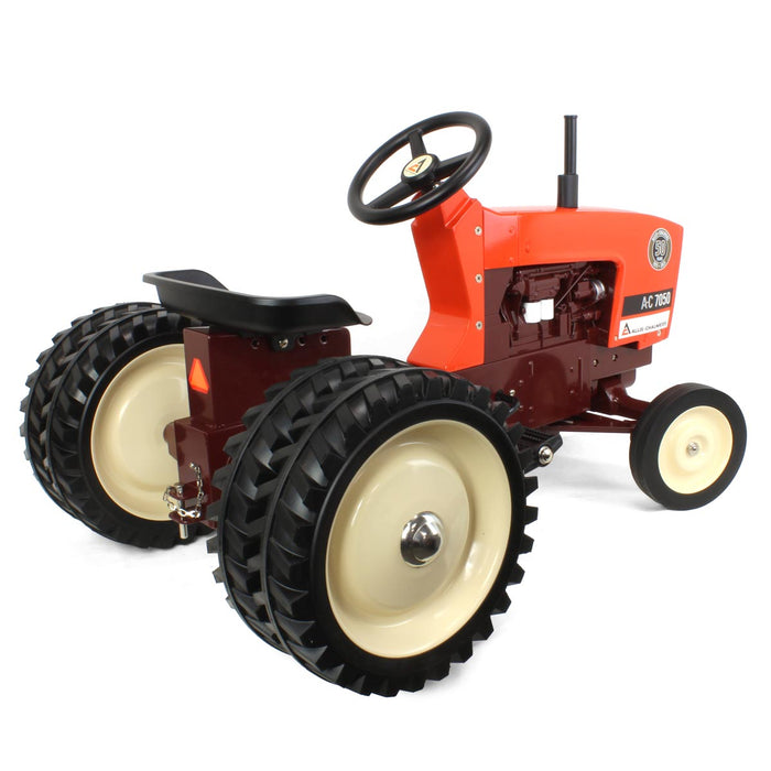 Allis-Chalmers 7050 50 Years Pedal Tractor w/ Maroon Belly & Rear Duals, ERTL Limited Series