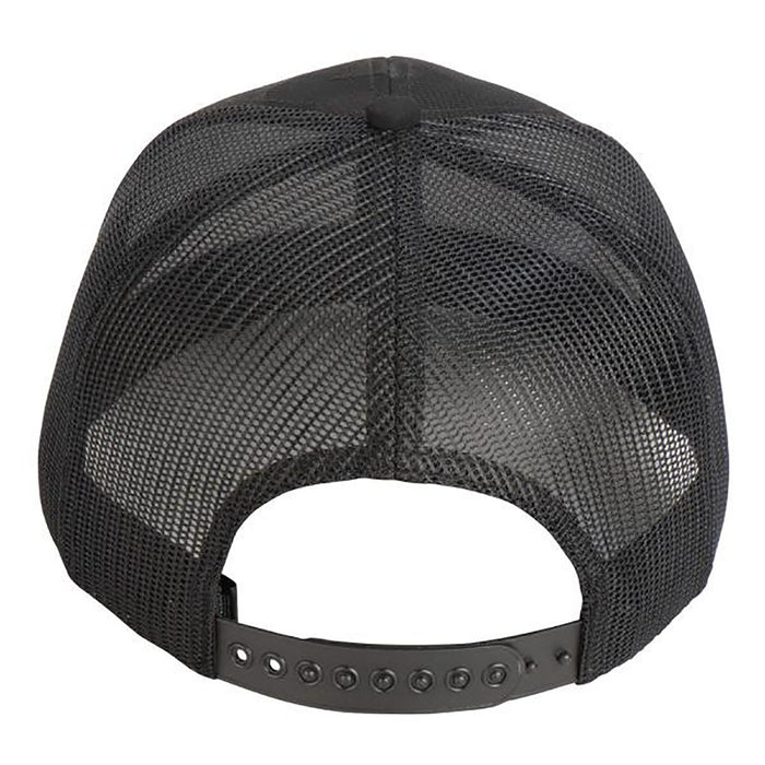 Case Construction Tone-on-Tone Black Camo Cap with Black Mesh Back