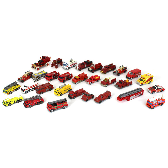 Lot of (30) Emergency Vehicles of Various Scales