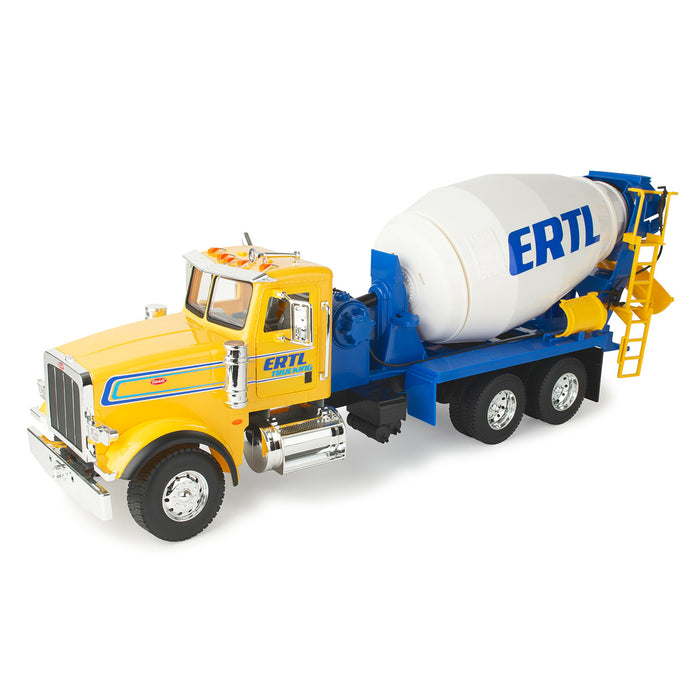 1/16 ERTL Big Farm Yellow & Blue Peterbilt Model 367 Cement Mixer