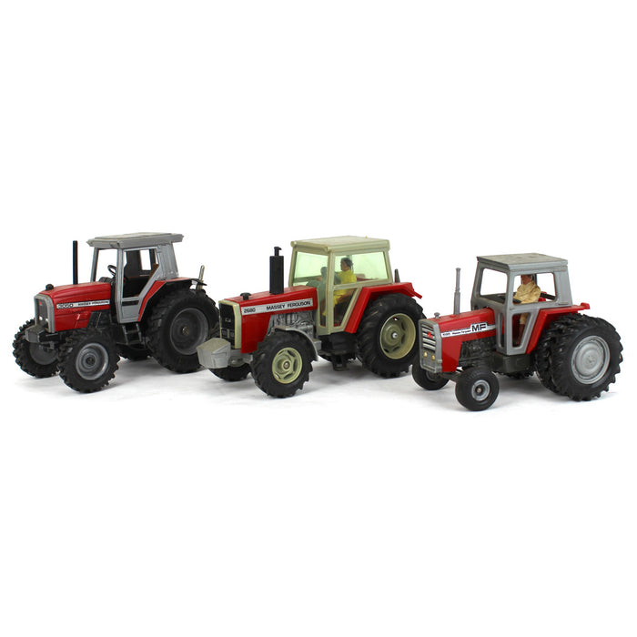 Lot of (3) Massey Ferguson Tractors with Cab