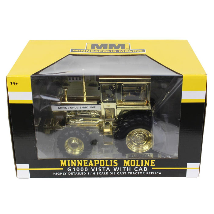 Gold Chrome Chase Unit ~ 1/16 High Detail Minneapolis Moline G1000 Vista FWA with Cab