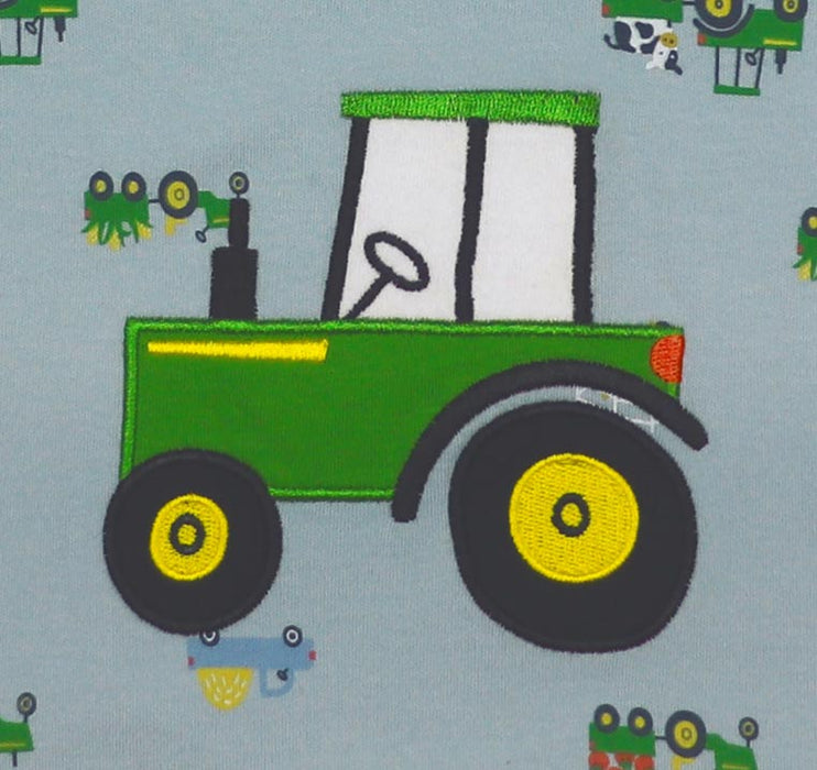 Infant John Deere Green Tractor Romper Short Sleeve Onesy