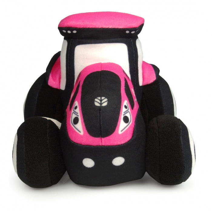New Holland T7 Pink Tractor Soft Plush Toy