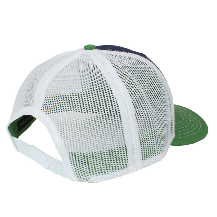 John Deere Navy, Green & White Mesh Back Hat