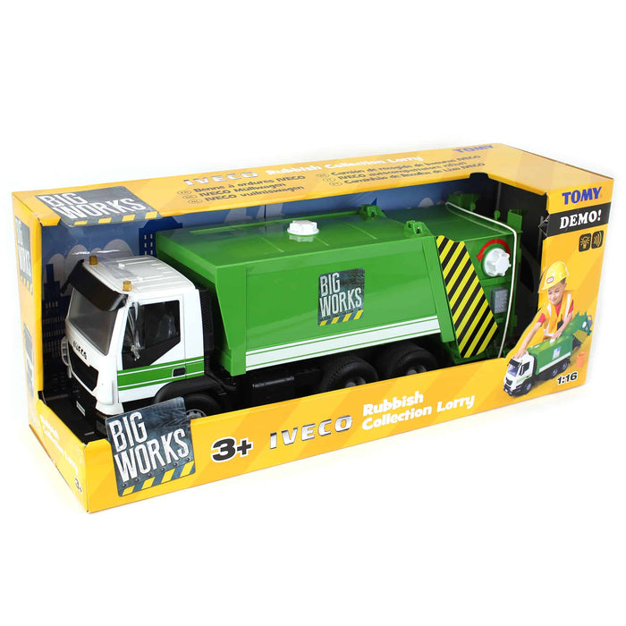 1/16 Iveco Green Garbage Recycling Truck by Tomy ERTL