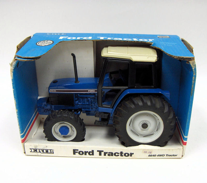 (B&D) 1/16 Ford 6640 Cab MFD with Rubber Rear Tires - Damaged Box