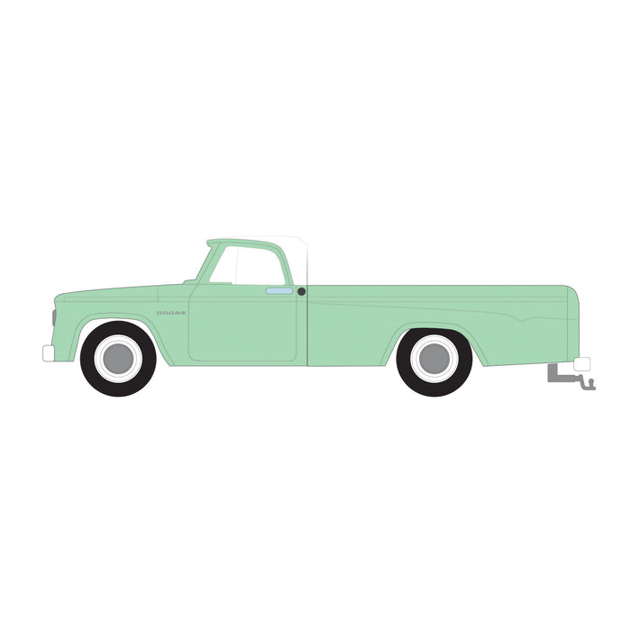 1/64 1964 Dodge D-200 Sweptline, Turf Green & White, Down on the Farm Series 10
