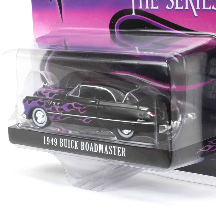 1/64 1949 Buick Roadmaster Hardtop, Black with Flames, Hobby Exclusive