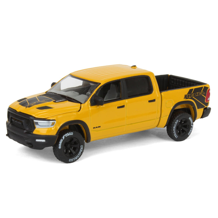 1/64 2023 Dodge Ram Rebel Havoc Edition, Baja Yellow, Auto World Image