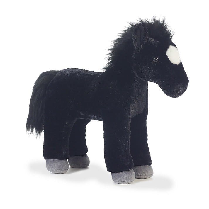 12" Spirit Black Horse Plush