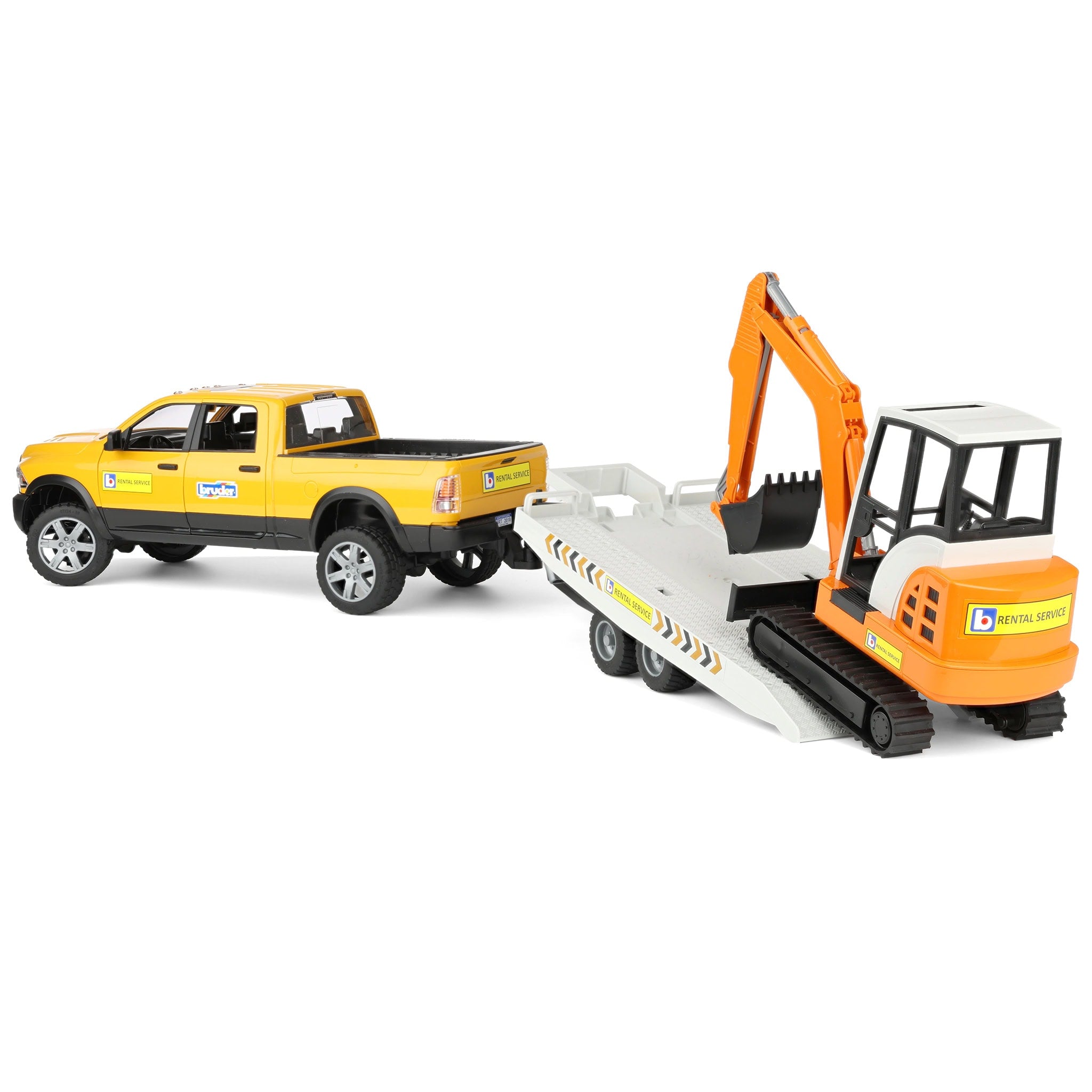 BRUDER - RAM RENTAL SERVICE AVEC MINI-PELLETEUSE