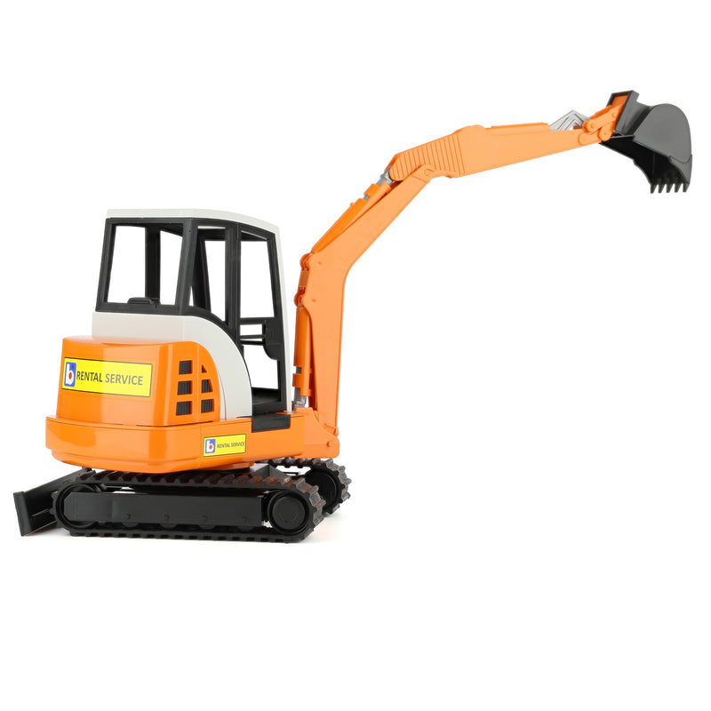 1/16 Bruder RAM Rental Truck with Trailer & Mini Excavator