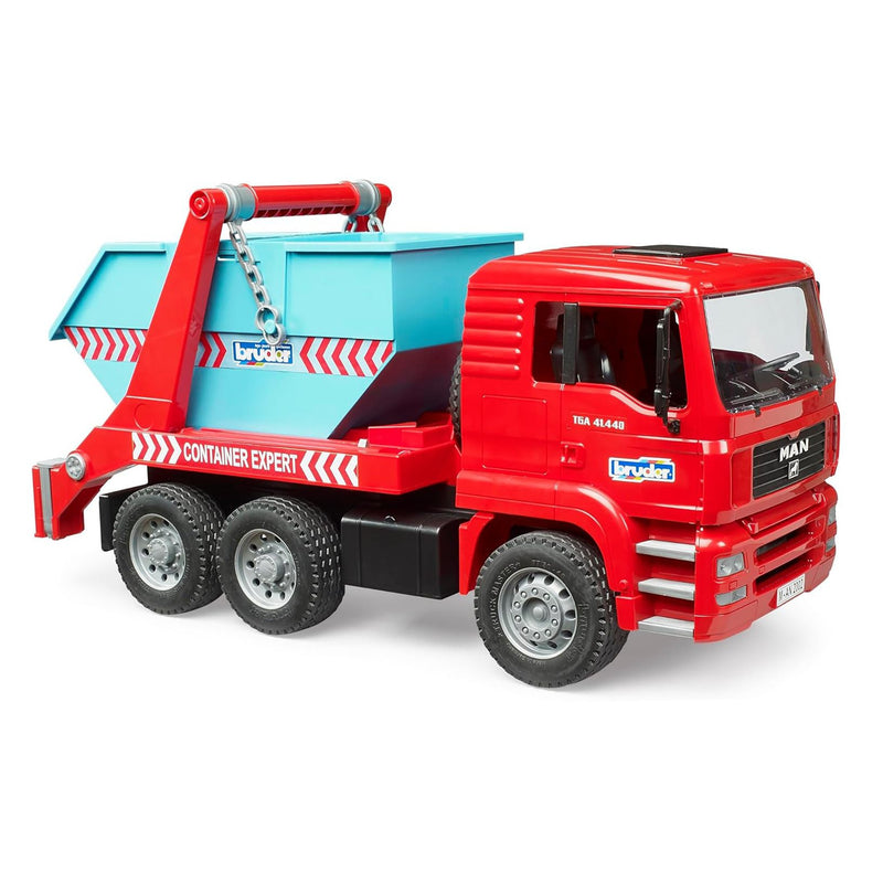 1/16 MAN TGA Skip Loader Container Truck by Bruder