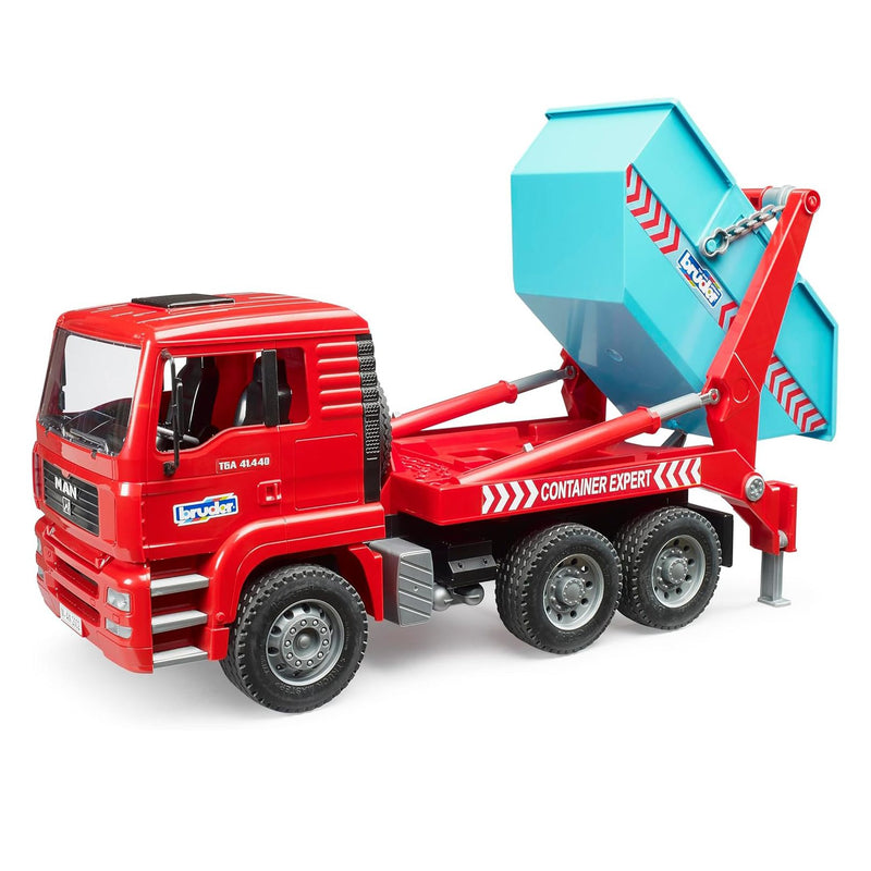1/16 MAN TGA Skip Loader Container Truck by Bruder