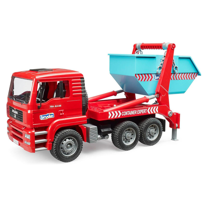 1/16 MAN TGA Skip Loader Container Truck by Bruder