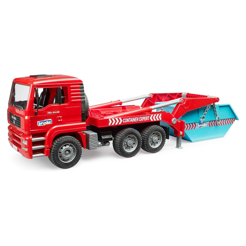1/16 MAN TGA Skip Loader Container Truck by Bruder