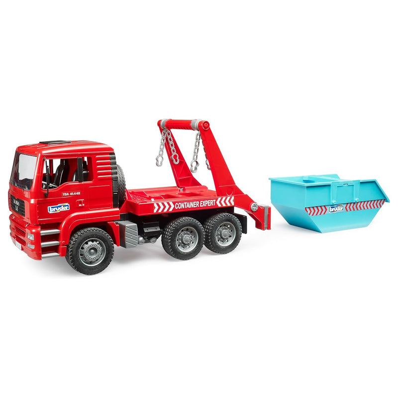 1/16 MAN TGA Skip Loader Container Truck by Bruder