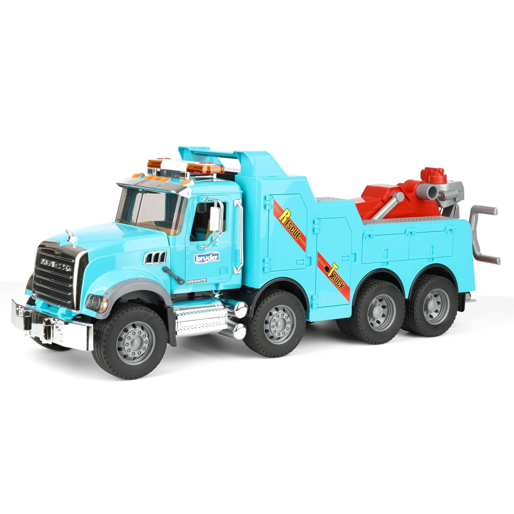 1/16 Bruder Mack Granite Recovery & Towing Truck with Lights