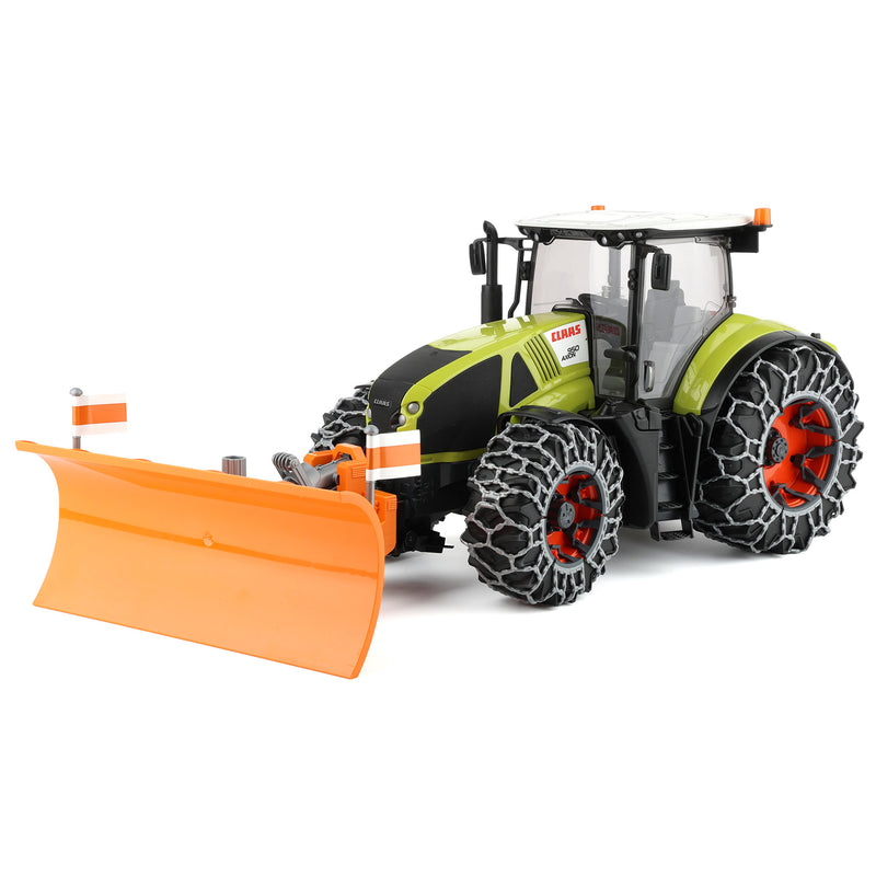 1/16 Bruder Claas Axion 950 with Snow Chains & Snow Blade