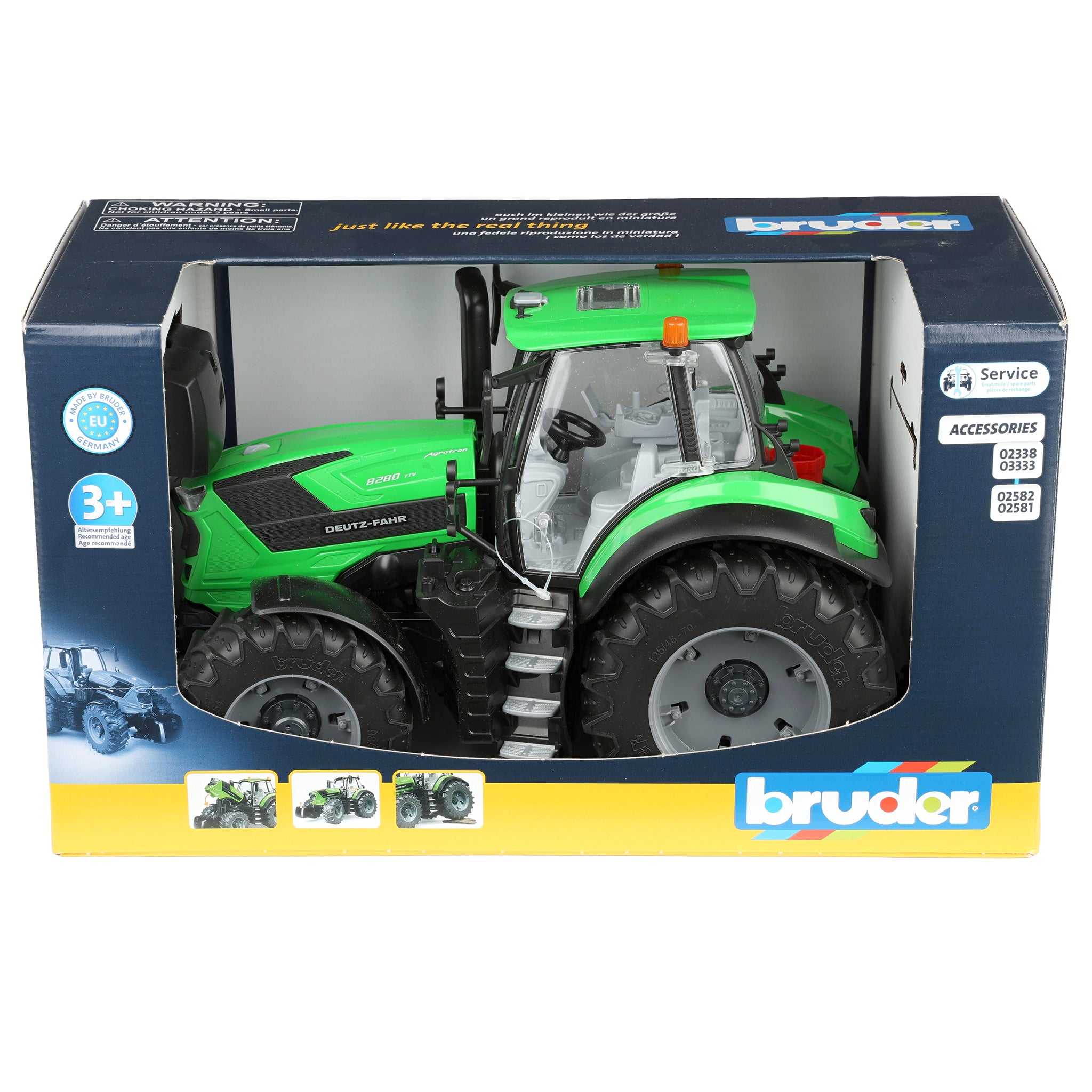 1/16 Deutz-Fahr 8280 TTV Tractor by Bruder — Outback Toys