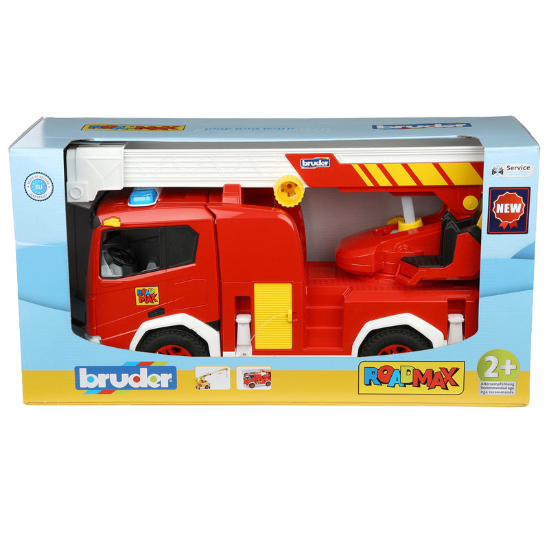 1/16 ROADMAX Fire Engine with Turntable Ladder by Bruder