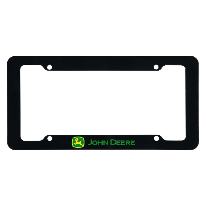 John Deere Plastic License Plate Frame, 12in x 6in