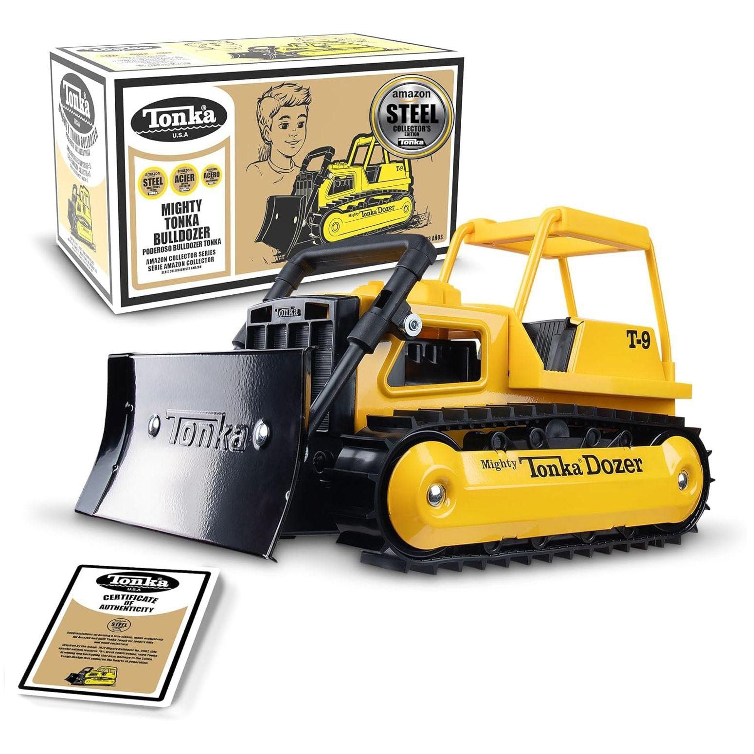 Tonka Mighty Bulldozer, Steel Retro Collector's Edition — Outback Toys