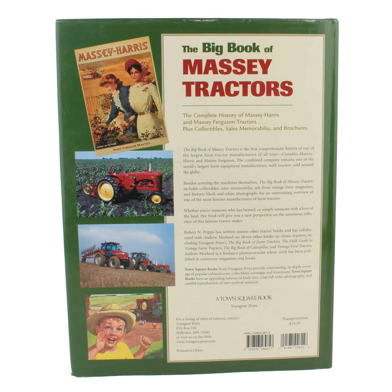 The Big Book of Massey Tractors Hardcover Book by Robert N Pripps & Andrew Morland