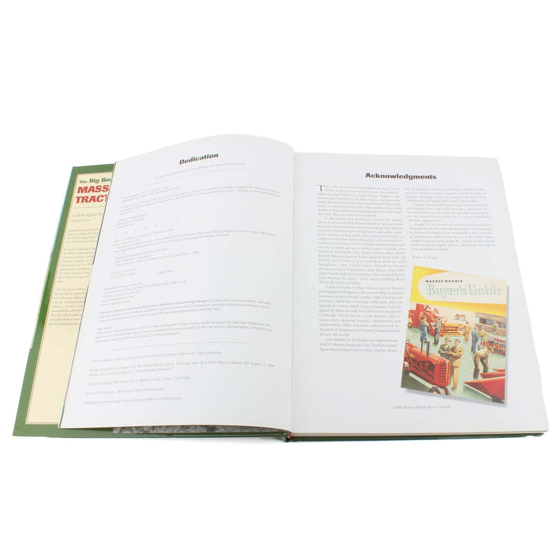 The Big Book of Massey Tractors Hardcover Book by Robert N Pripps & Andrew Morland