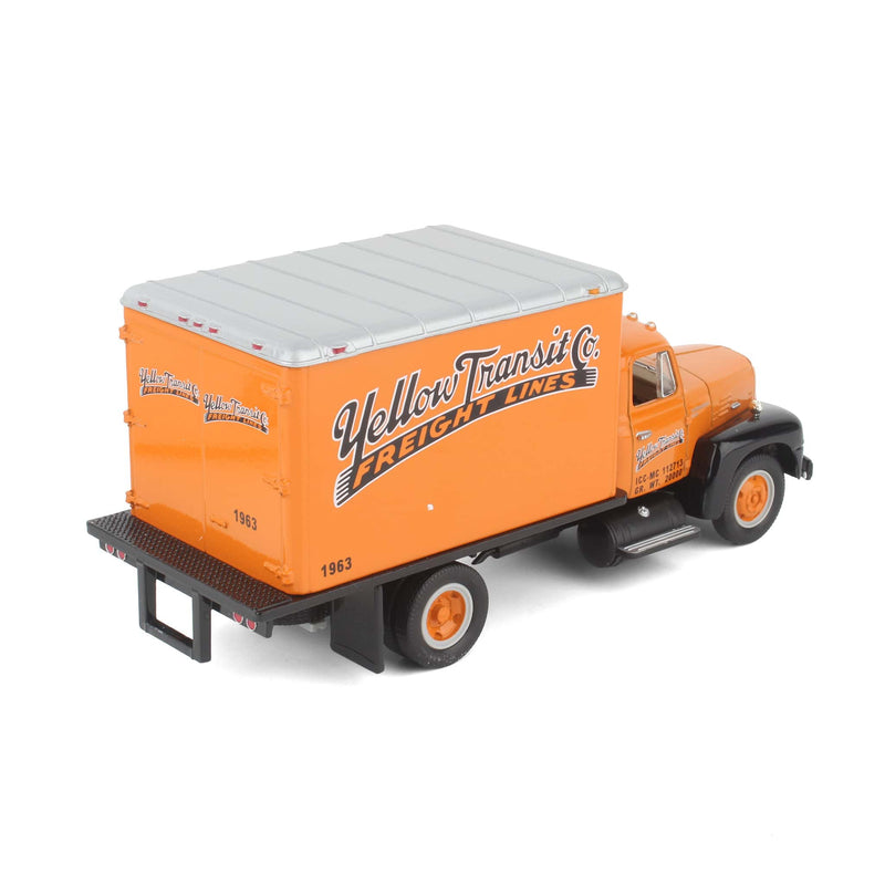 1/34 1957 International R-190 with Yellow Transit Company Freight Lines Dry Goods Van by First Gear