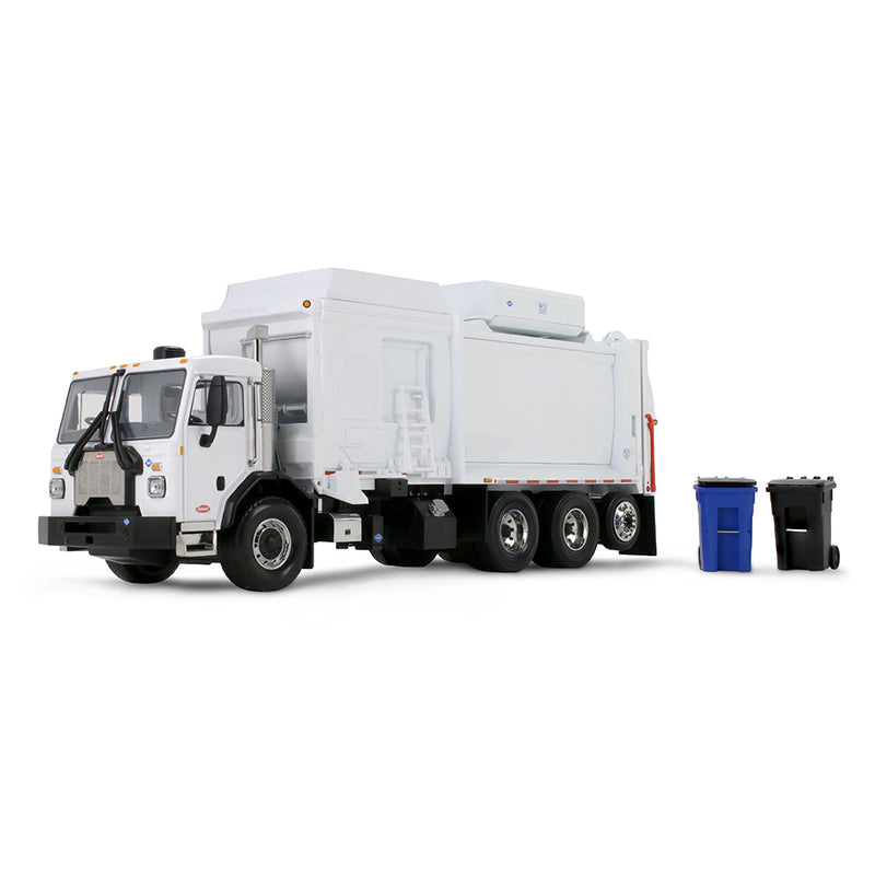 1/34 Peterbilt 250 Truck with McNeilus CNG ZR Automated Side Load Refuse Body & Trash Carts, by First Gear