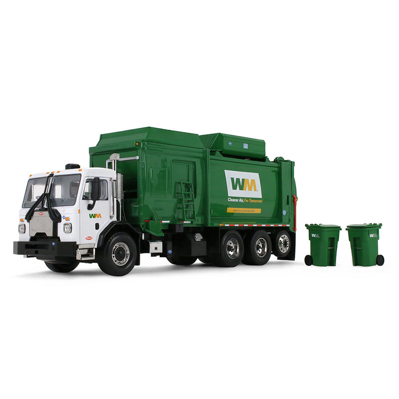 1/34 Peterbilt 250 Truck with McNeilus CNG ZR Automated Side Load Refuse Body & Trash Carts, by First Gear, Waste Management