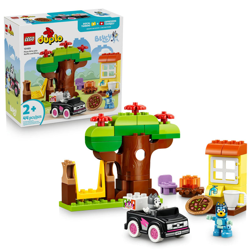 LEGO® DUPLO® Bluey™ Pizza Girls with Muffin & Bluey Building Set, 44 Pieces