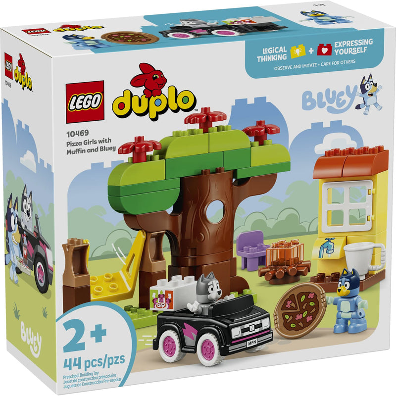 LEGO® DUPLO® Bluey™ Pizza Girls with Muffin & Bluey Building Set, 44 Pieces