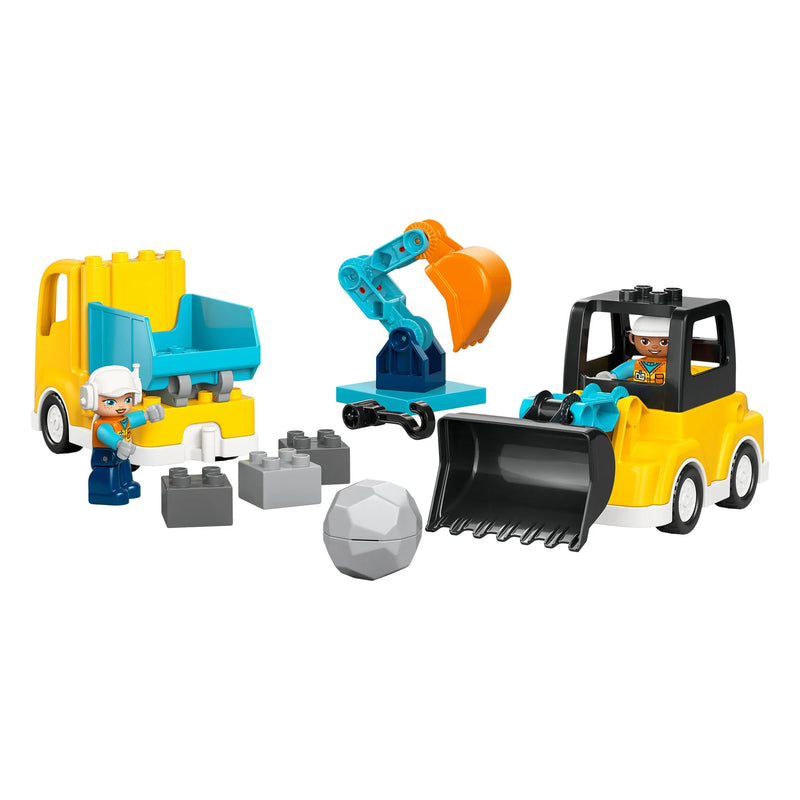 LEGO® DUPLO® 3-in-1 Construction Vehicles & Accessories Set, 22 Pieces