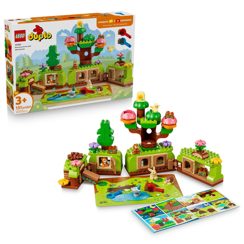 LEGO® DUPLO® Discovery Forest with Wild Animals Building Set, 131 Pieces