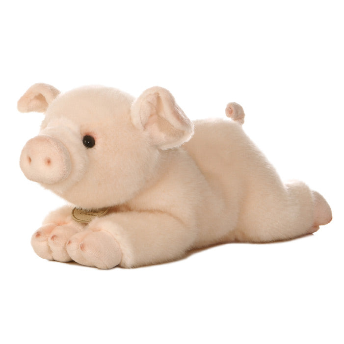 Pink Pig 11" Plush Miyoni by Aurora