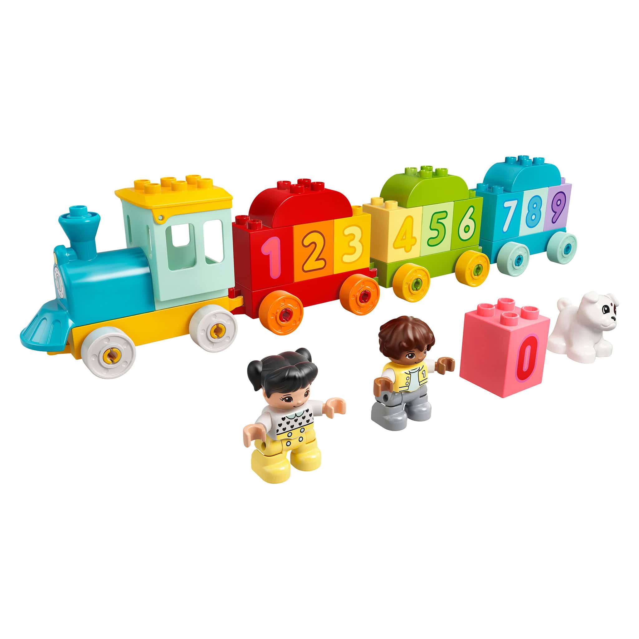 LEGO® DUPLO® Number Train with Minifigures – Learn to Count, 23