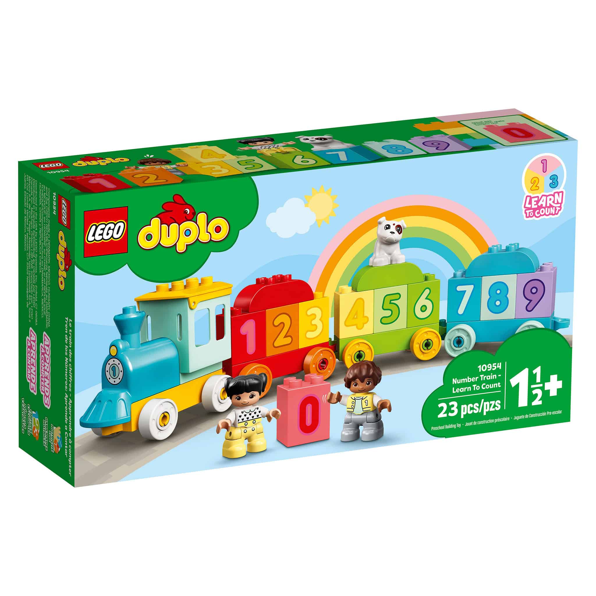 LEGO® DUPLO® Number Train with Minifigures – Learn to Count, 23