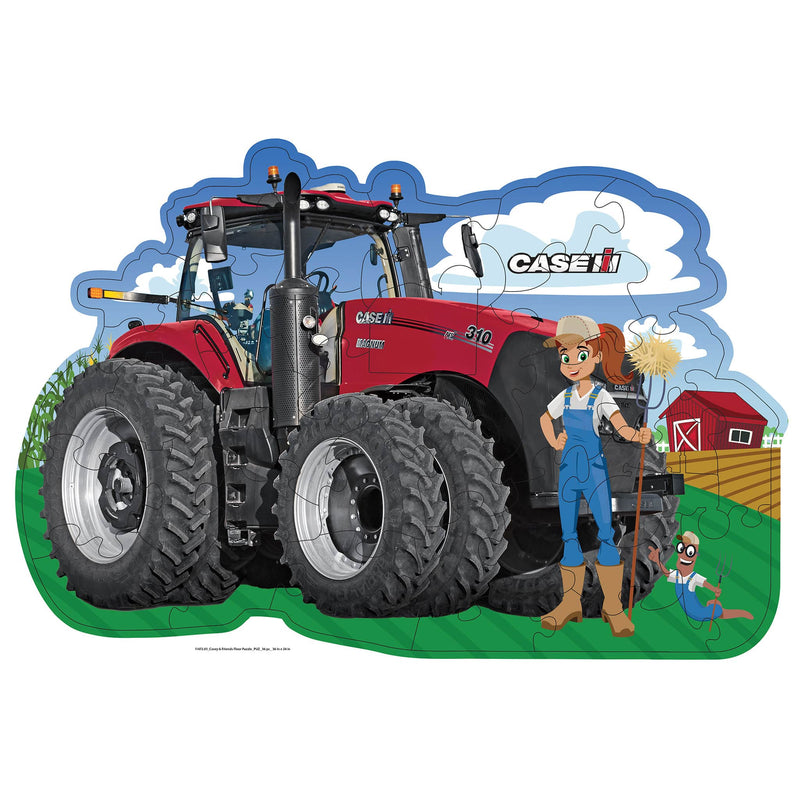 Casey & Friends Case IH Magnum 310 Tractor 36-Piece Shaped Floor Puzzle