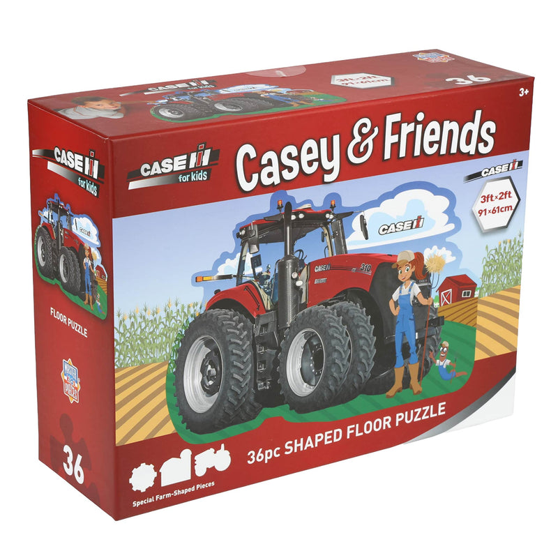 Casey & Friends Case IH Magnum 310 Tractor 36-Piece Shaped Floor Puzzle