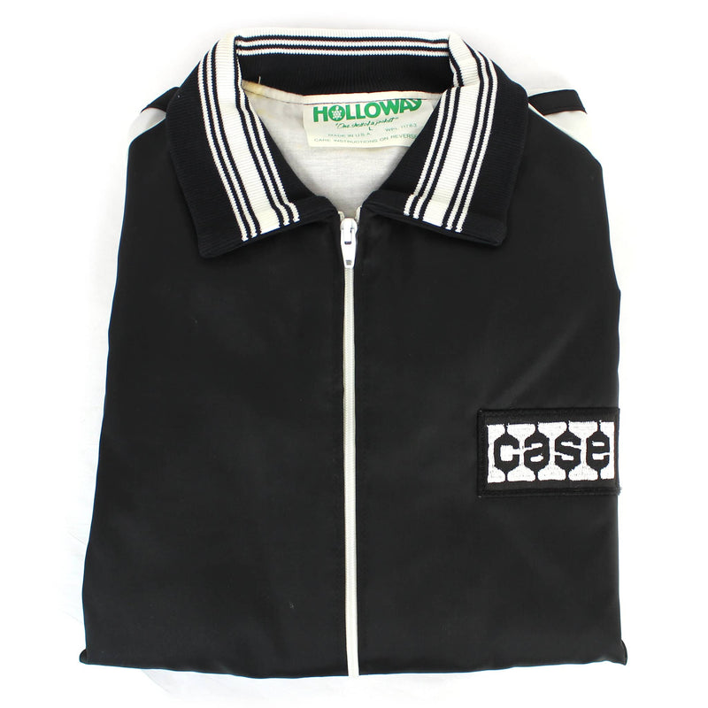 Men's Large Black Case Jacket with White Sleeves
