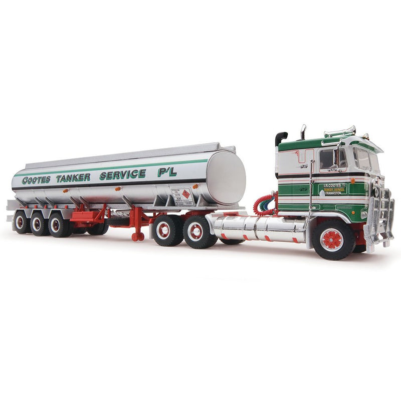1/64 Cootes Tanker Service Semi Truck with Tanker Trailer by Highway Replicas