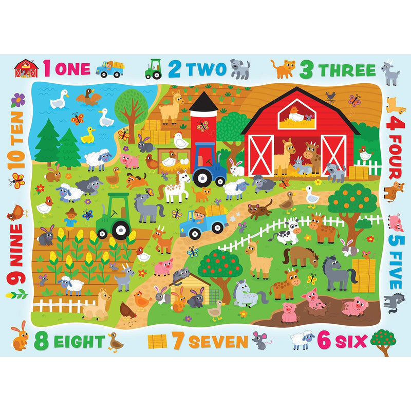 Hide & Seek Counting on the Farm 48 Piece Puzzle