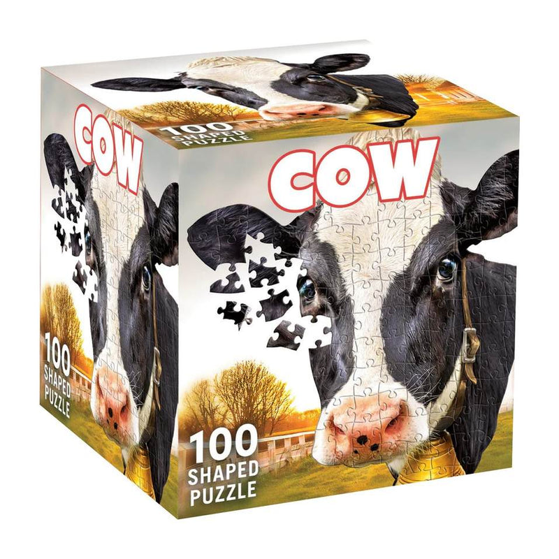 Holstein Cow 100 Piece Shaped Puzzle by Masterpieces